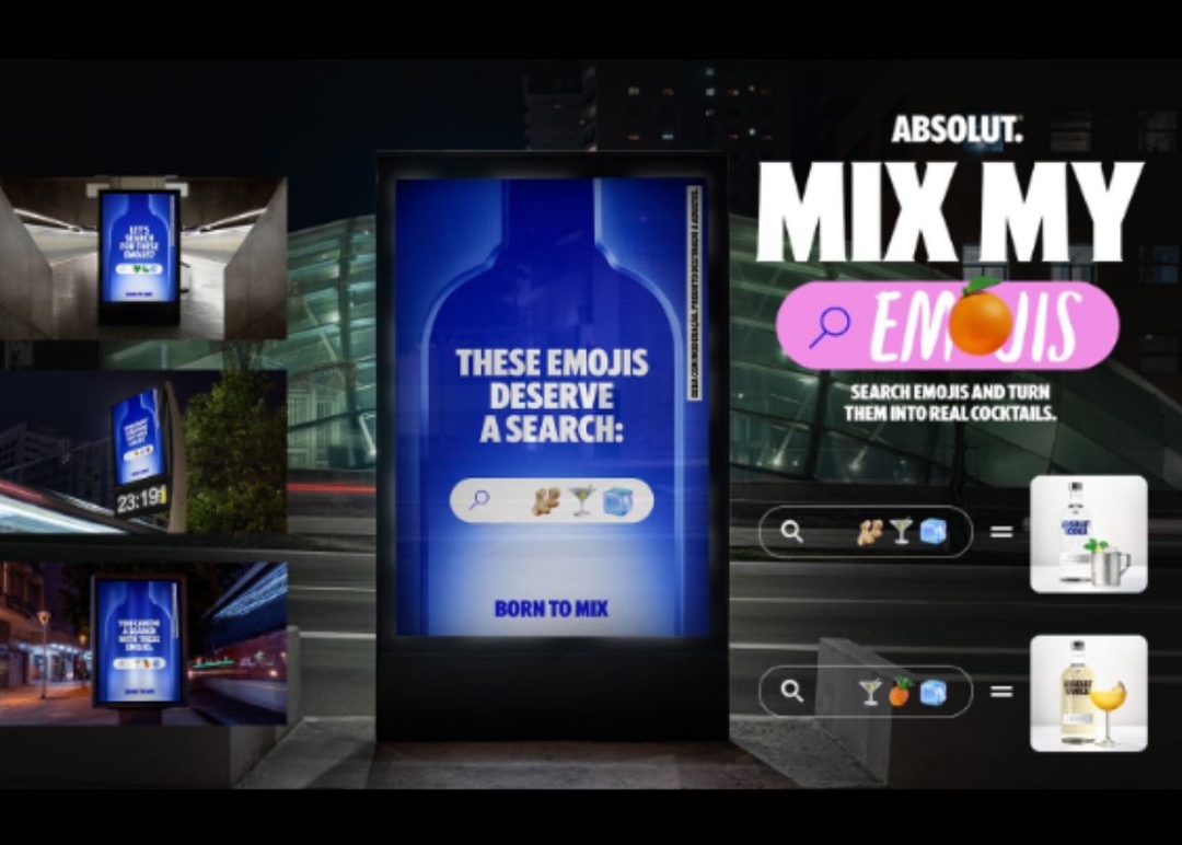 Portada de Estreno: Dentsu Creative Brasil crea una campaña para Absolut que reinventa la búsqueda con emojis